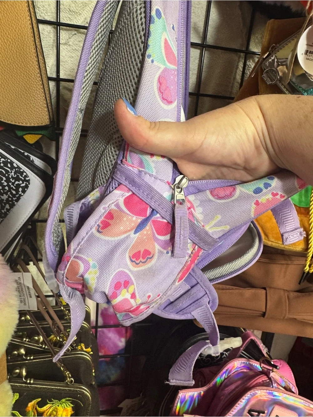 Purple Butterfly Kids Mackenzie Mini Backpack - Pottery Barn Kids